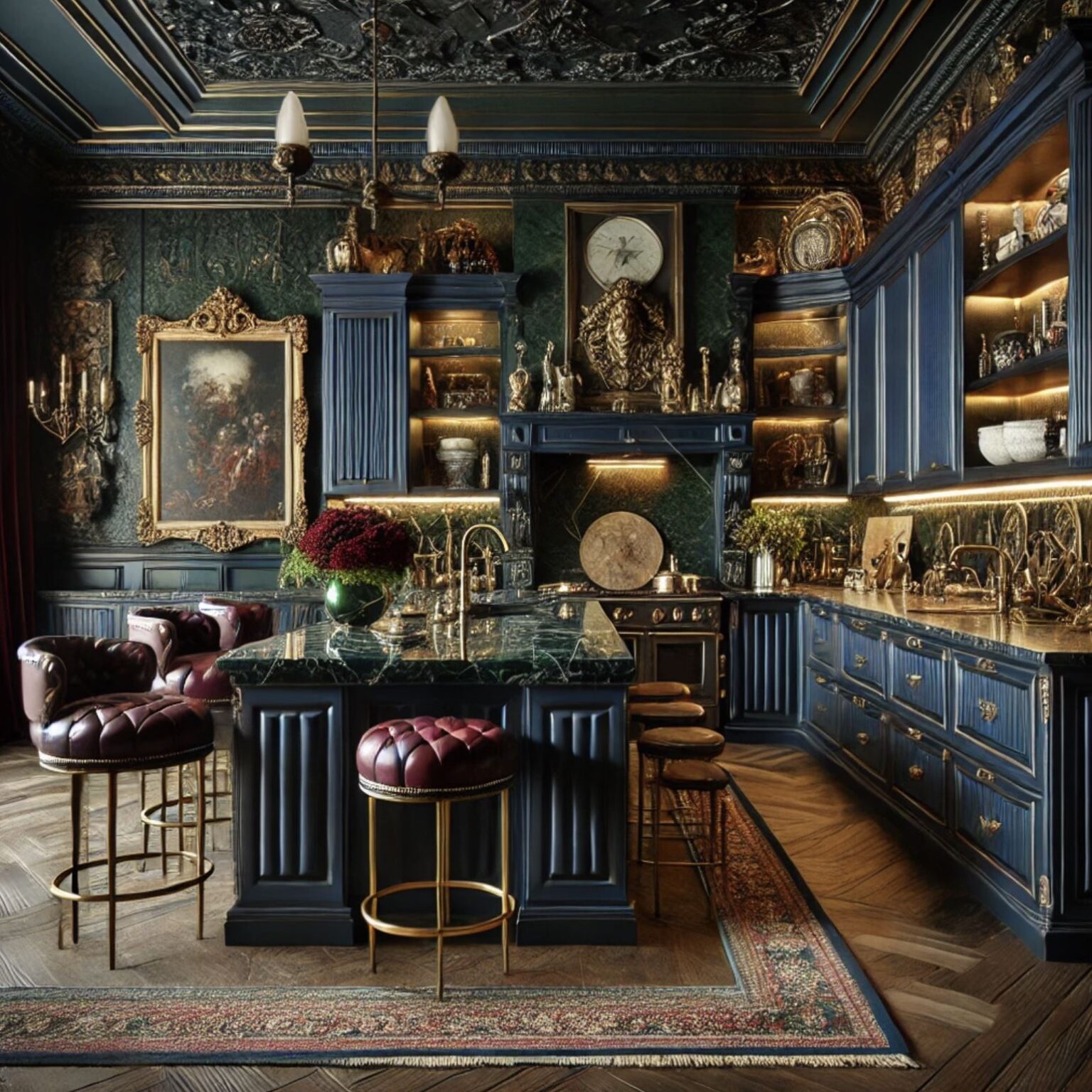 Dark Maximalism: Embracing Bold and Dramatic Interiors - ZYYAH